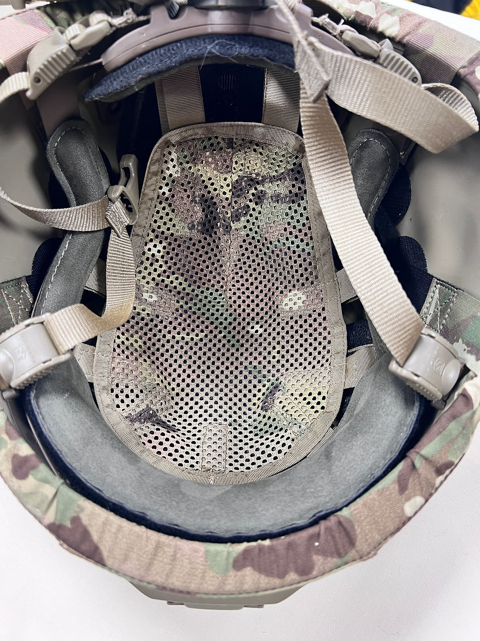 Thumbnail: British Army Virtus Revision Batlskin Cobra ballistic helmet with a Multi-Terrai