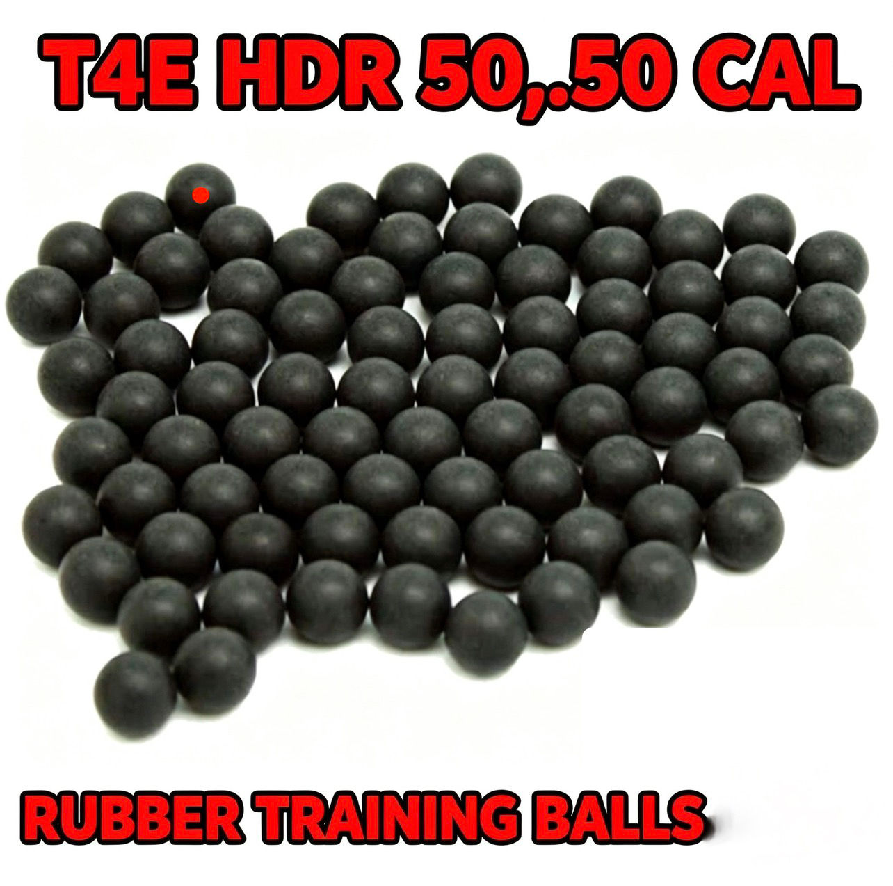 X50 .50 cal Rubber Ball Ammo .50Cal HDR50 defender pistol balls 