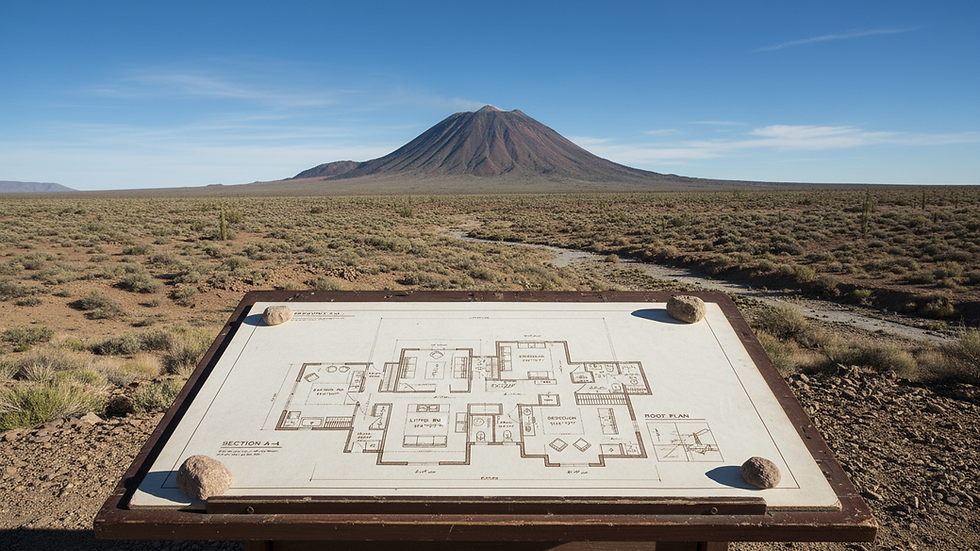 Plano de una casa con detalles técnicos y medidas