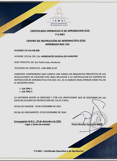 CERTIFICACIONES