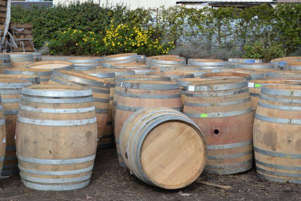 Half & Whole Wine Barrels