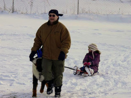 Učíme se tahat sáňky