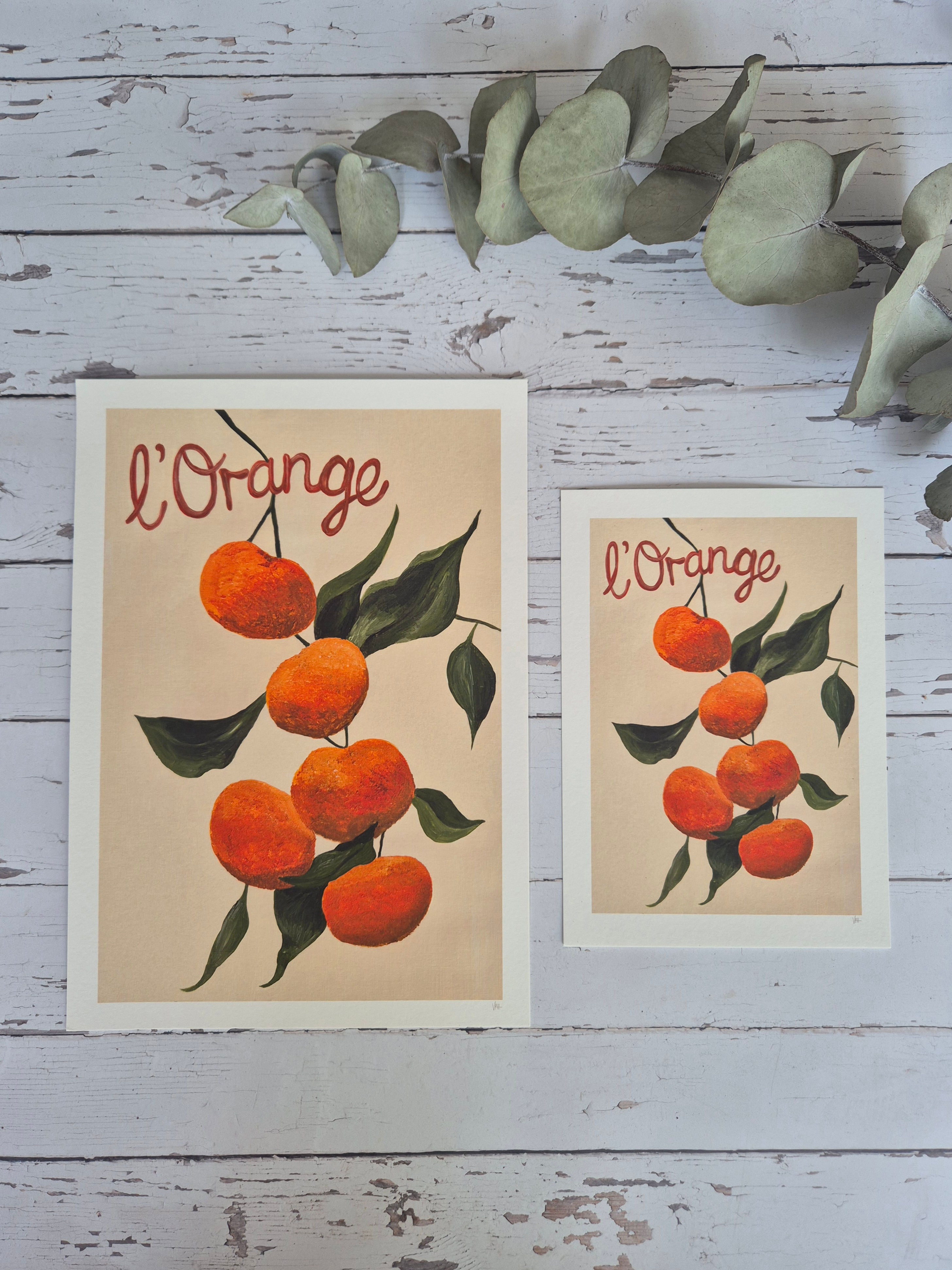 L'Orange Oranges Kitchen Print