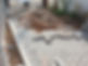 A brick pathway is under construction