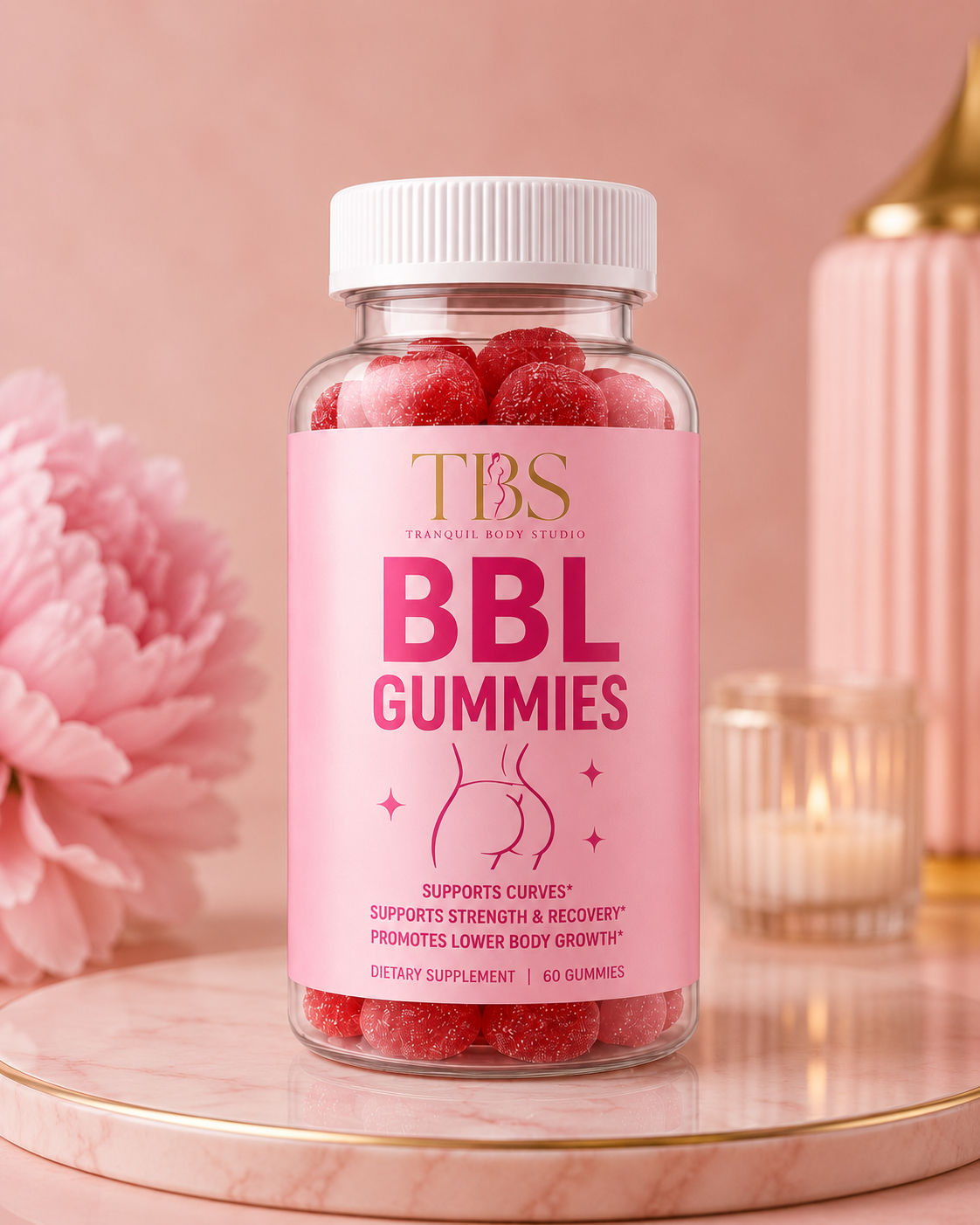 Peach Pop BBL Gummies