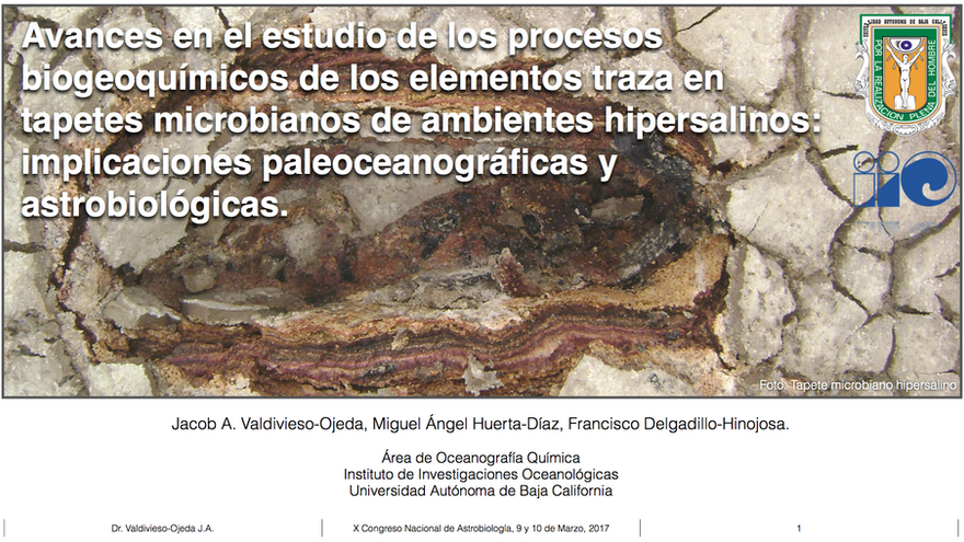 Tapetes en el 3er Taller Nacional de Astrofísica Planetaria y X Congreso Nacional de Astrobiología