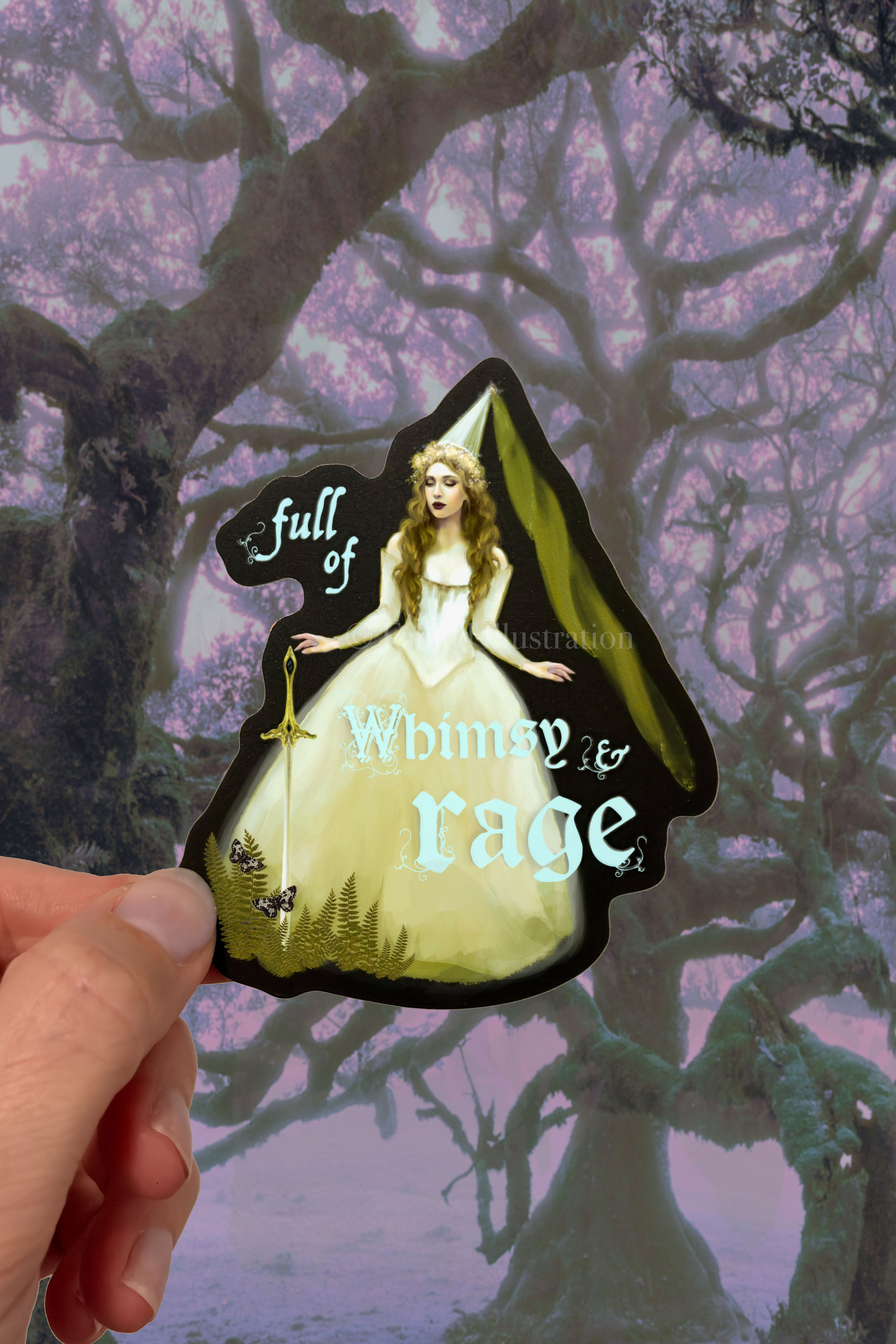 Full of Whimsy & Rage : Bookmarks, stickers, framed prints!