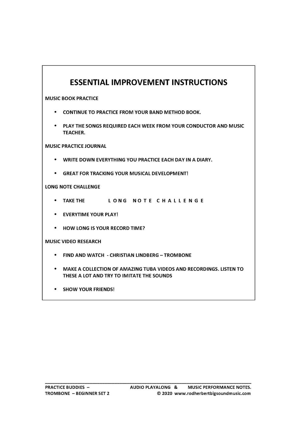 Thumbnail: PRACTICE BUDDIES - TROMBONE BEGINNER SET AUDIO PLAYALONG & MUSIC NOTES BUNDLE