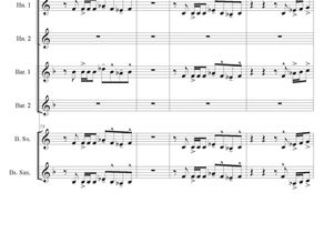 NU BRASS HORNS SUITE - BRASS ENSEMBLE BEGINNER COMPOSITION BY ROD HERBERT