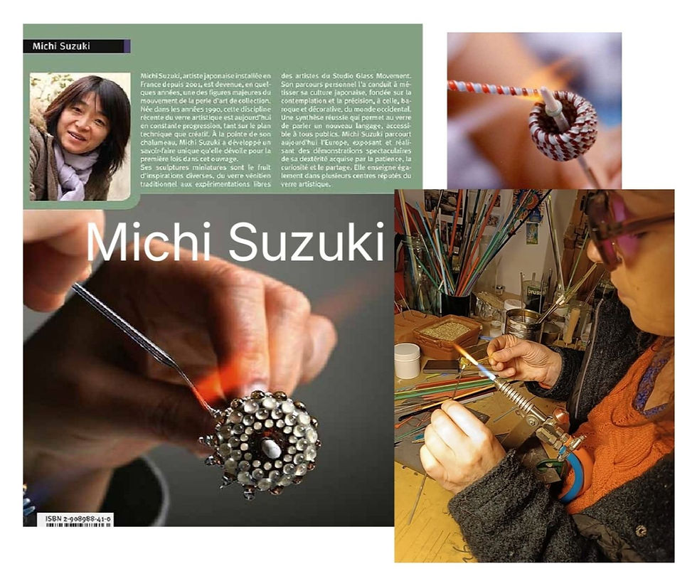 Filage de verre au chalumeau