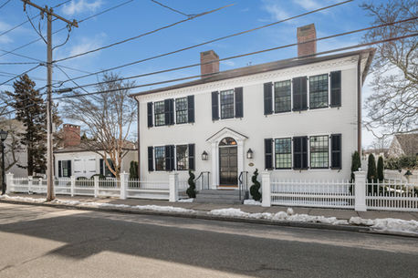 Historic Essex, Connecticut home renovation by architect Scot Samuelson