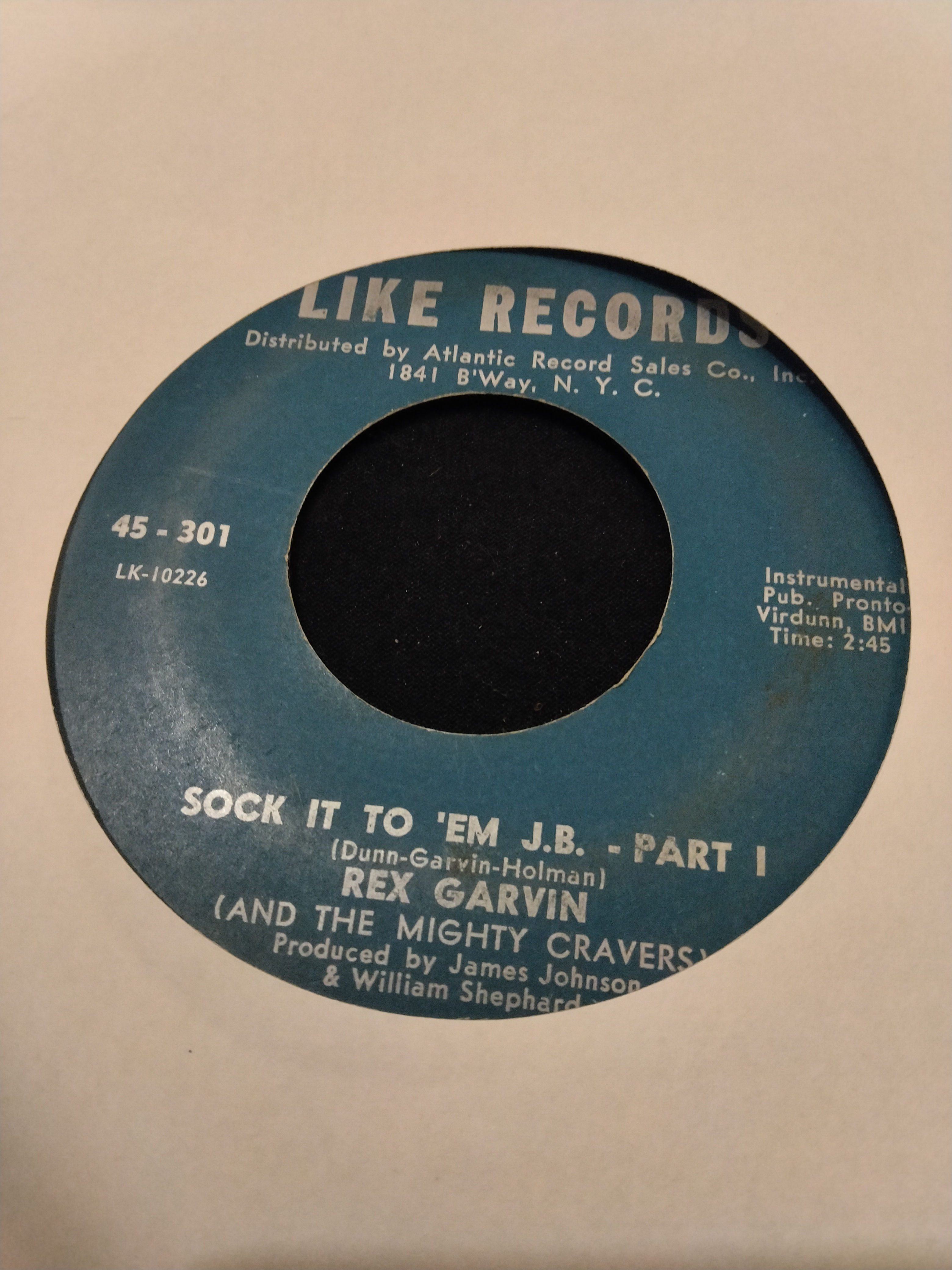 Rex Garvin – Sock It To 'Em J.B.