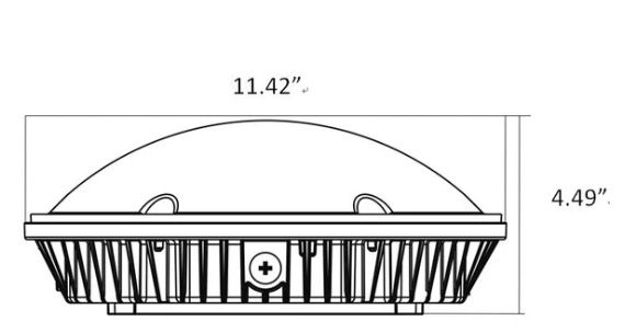 Miniatura: LEDxperienceUSA.com Parking Garage Light 60W With Monitor Sensor
