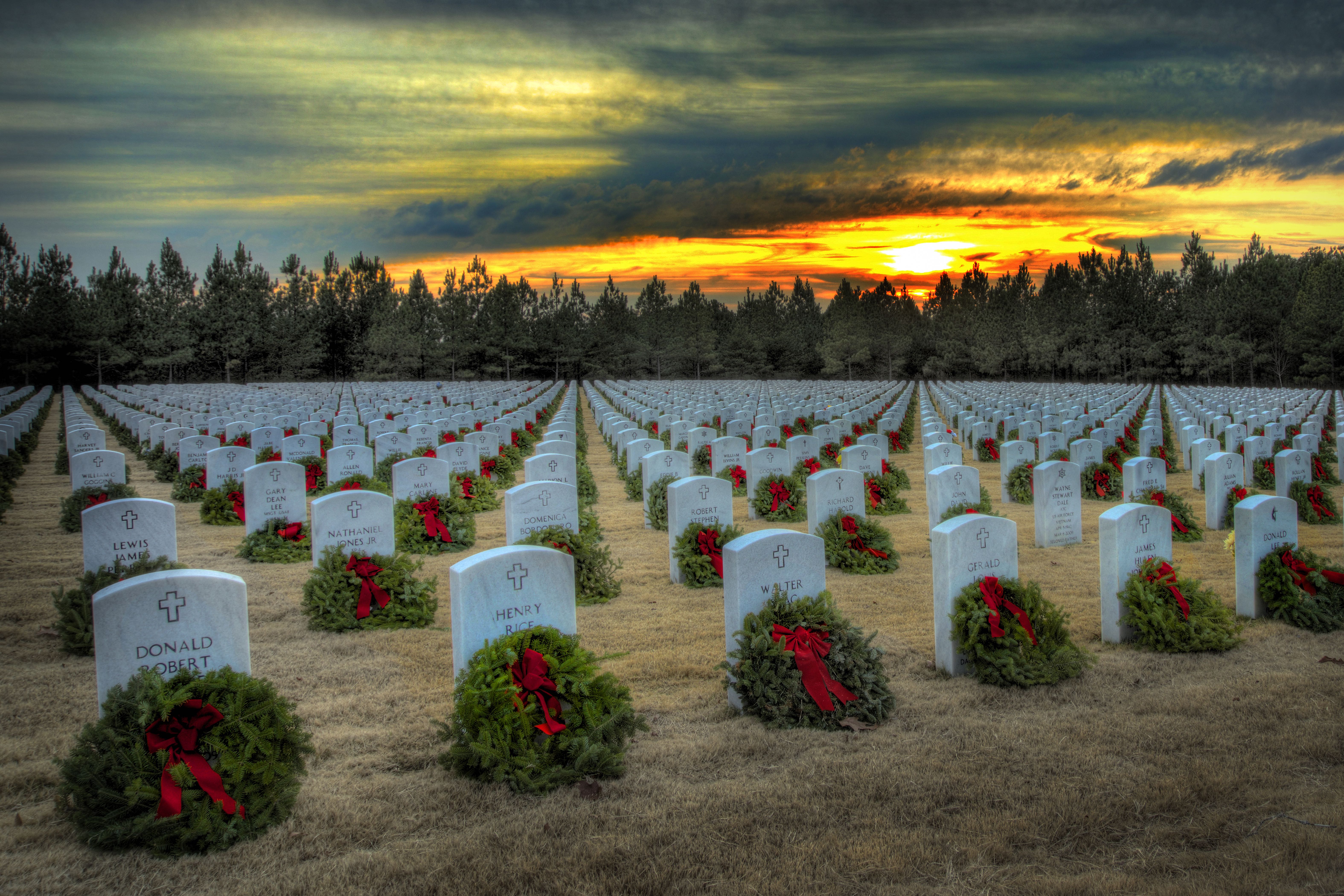 Georgia National Cemetery Sunset
