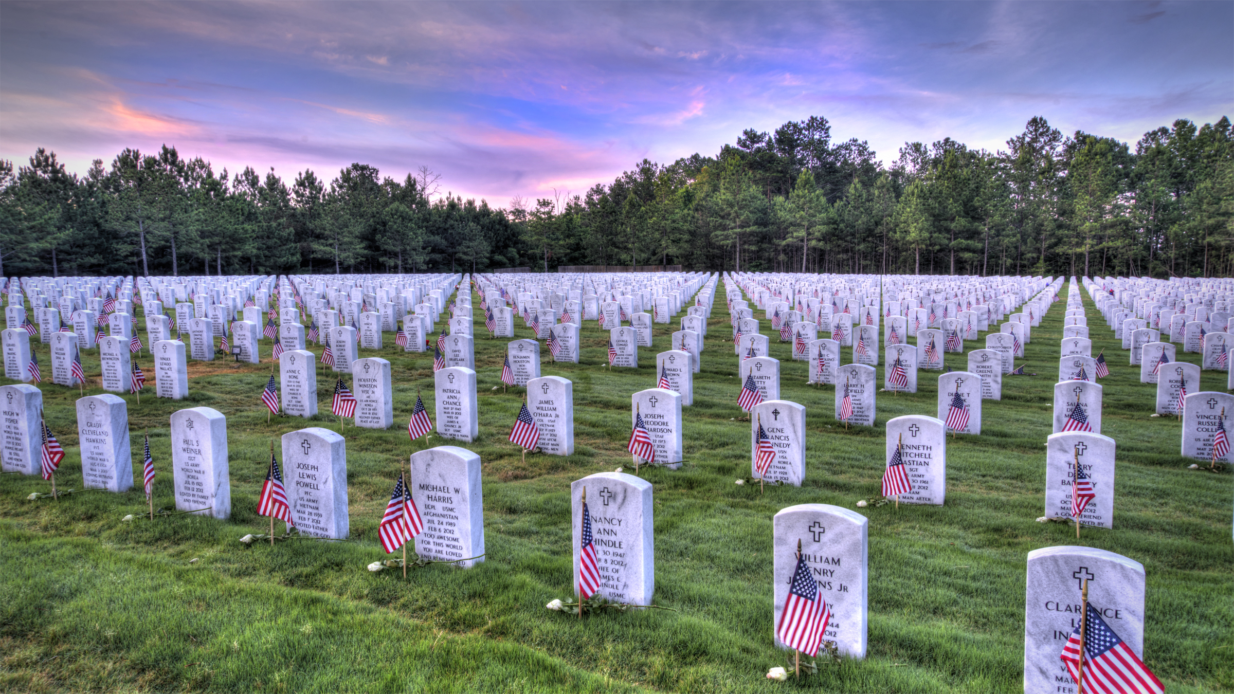 Georgia National Cemetery Sunrise