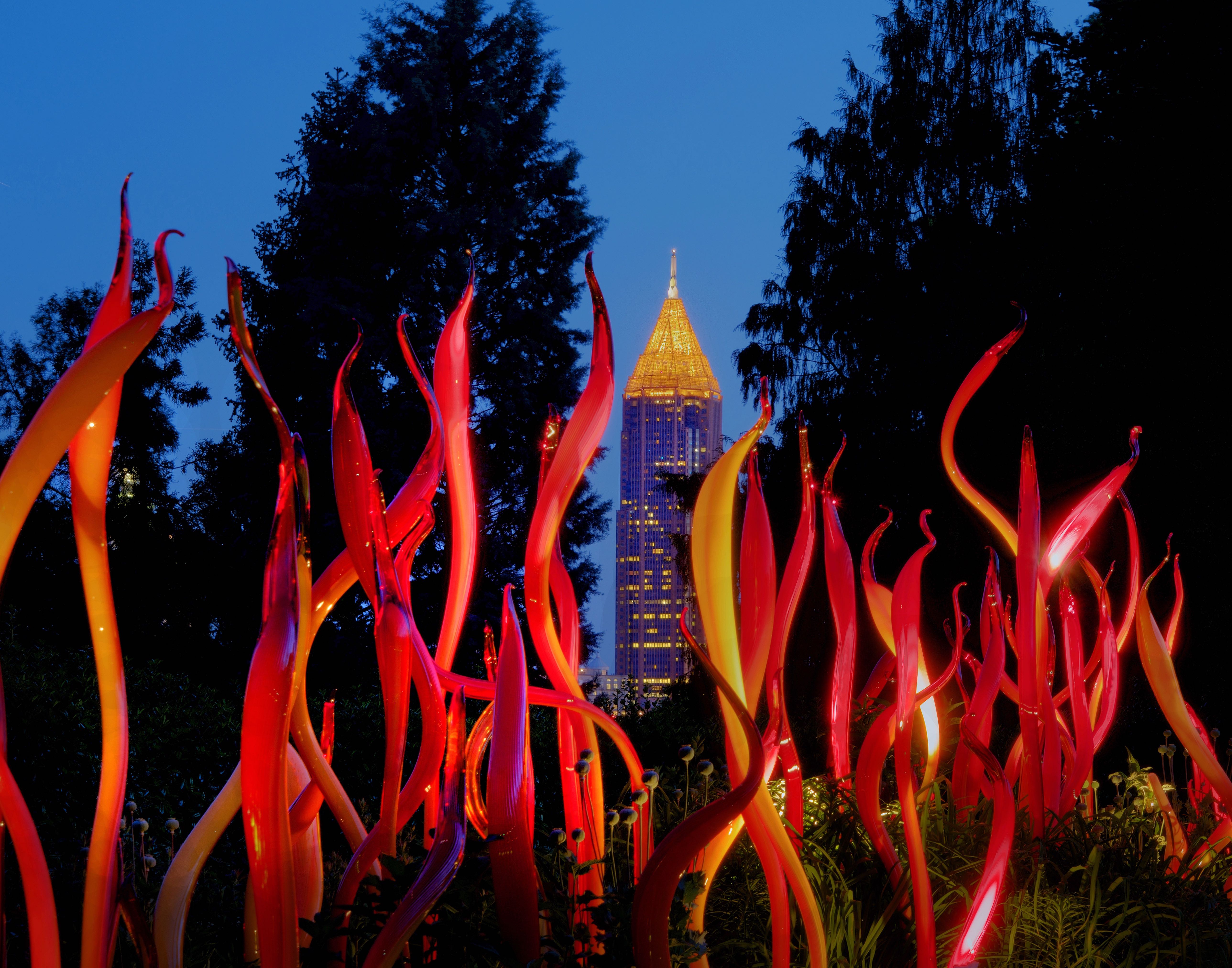 Spires in the Night