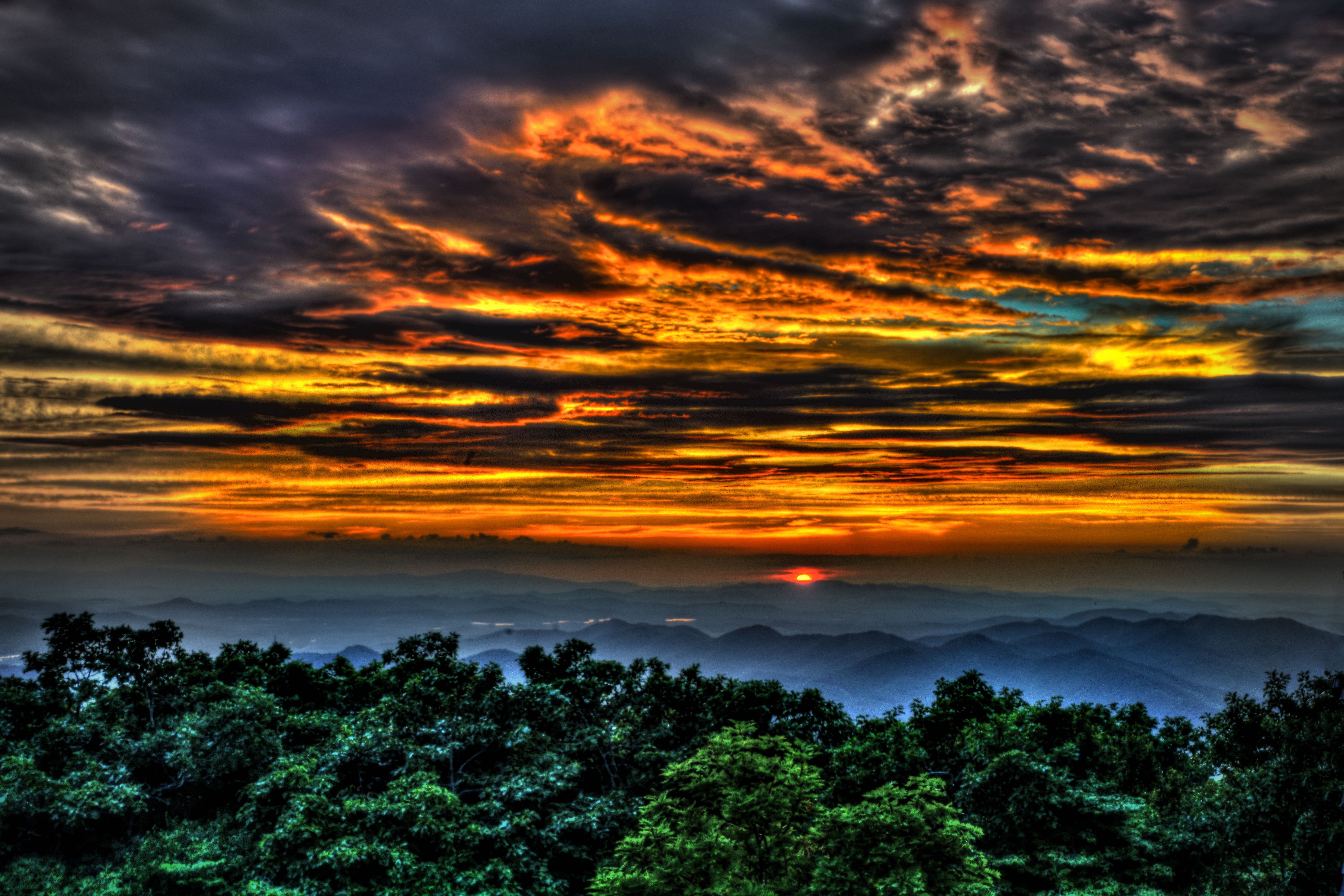 Brasstown Bald Sunset