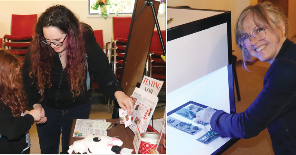 Cyanotype process introduced at Seedy Saturday