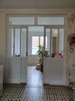 verrière sur mesure en bois