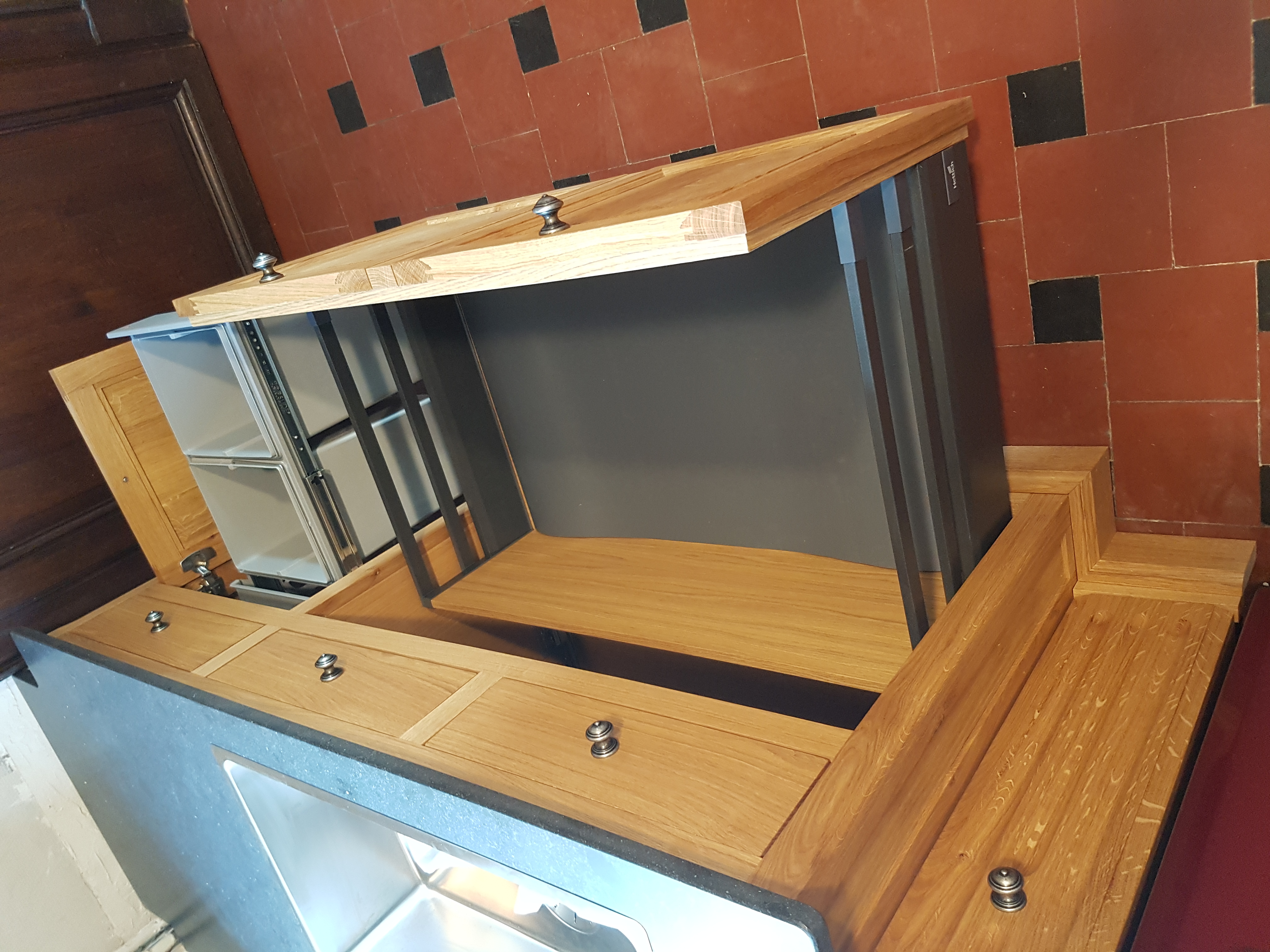 cuisine sur mesure en chêne