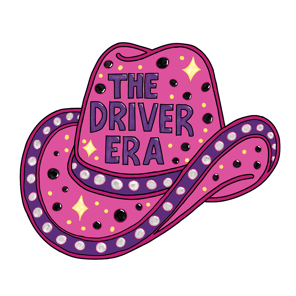 TDE Pink Cowboy Hat Sticker