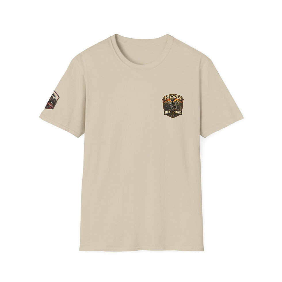 Thumbnail: Off-Road Adventure T-Shirt — Sticky Trail Logo Tee
