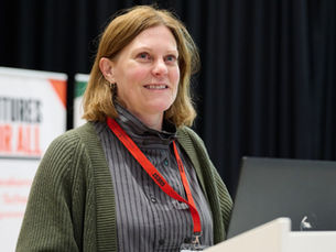 Hannah Telfer of VINTAGE at Penguin Inspires Young People at Roundhay School in Leeds