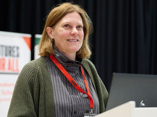 Hannah Telfer of VINTAGE at Penguin Inspires Young People at Roundhay School in Leeds