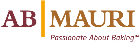 AB Mauri logo with slogan Passionate About Baking