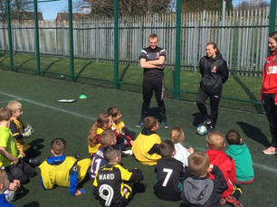 Ladies Defender visits recent Community Session