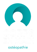  Le logo de la clinique CORPS EN MAIN Ostéopathie à Montréal et à Boucherville.