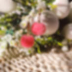 Miniature : Boucles d'oreilles Les Pompons Festifs par Melon Doux . Pastèque
