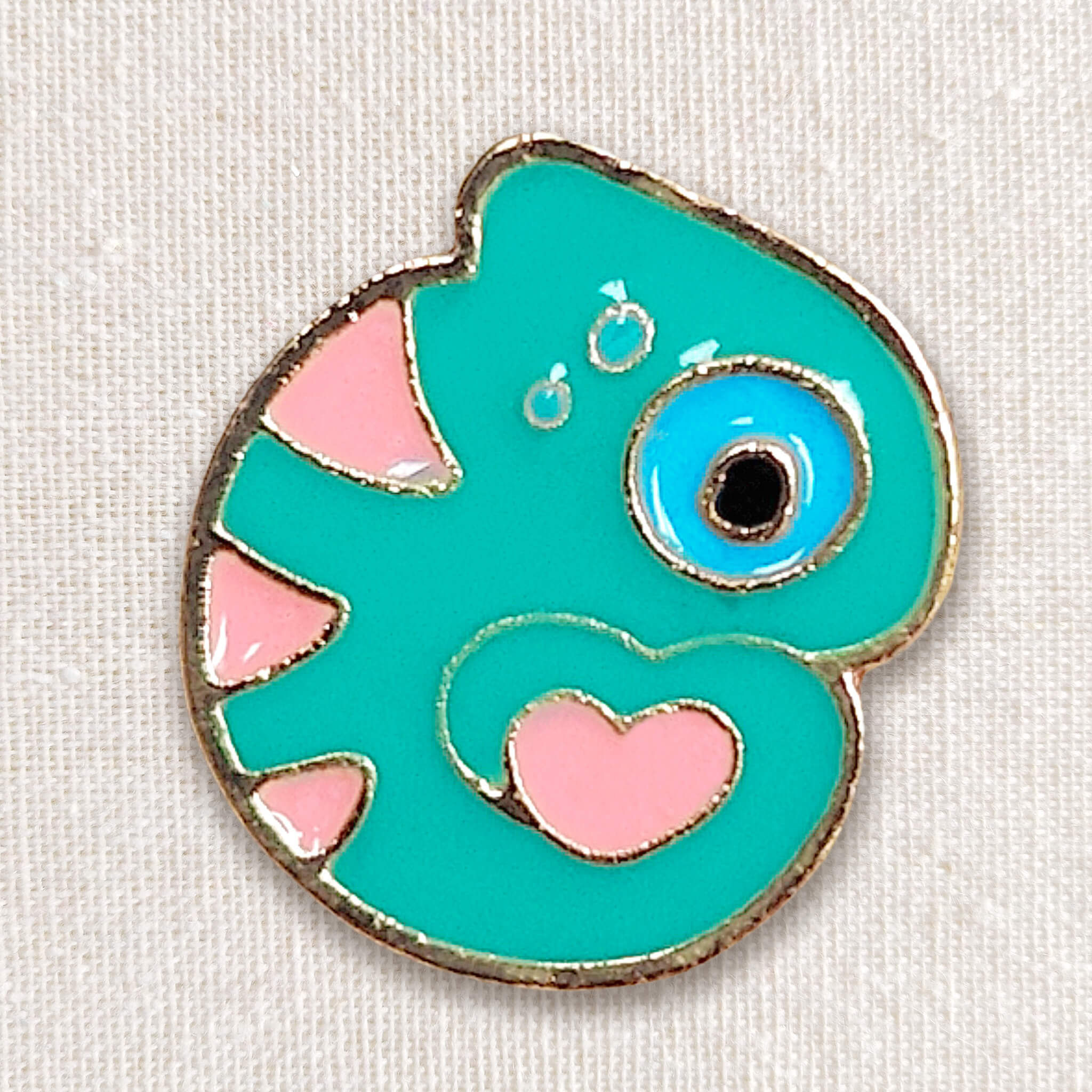 Les Épinglettes Chouettes - Mini Caméléon : Les Trouvailles de Laura par Melon Doux