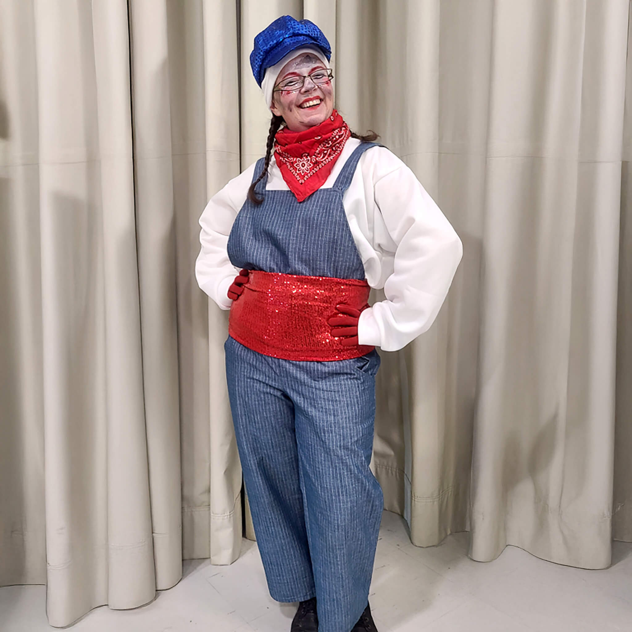 Costume Chauffeur de Train Rouge