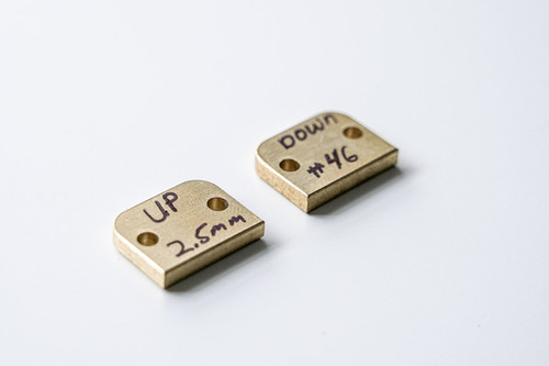 Corrective Shim - Milled Brass | WallyTools