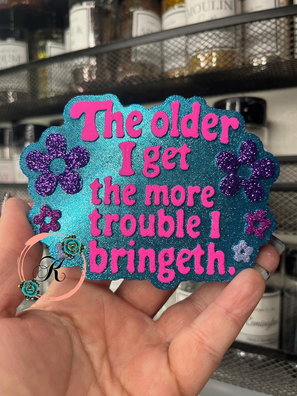Thumbnail: Trouble I Bringeth silicone mold