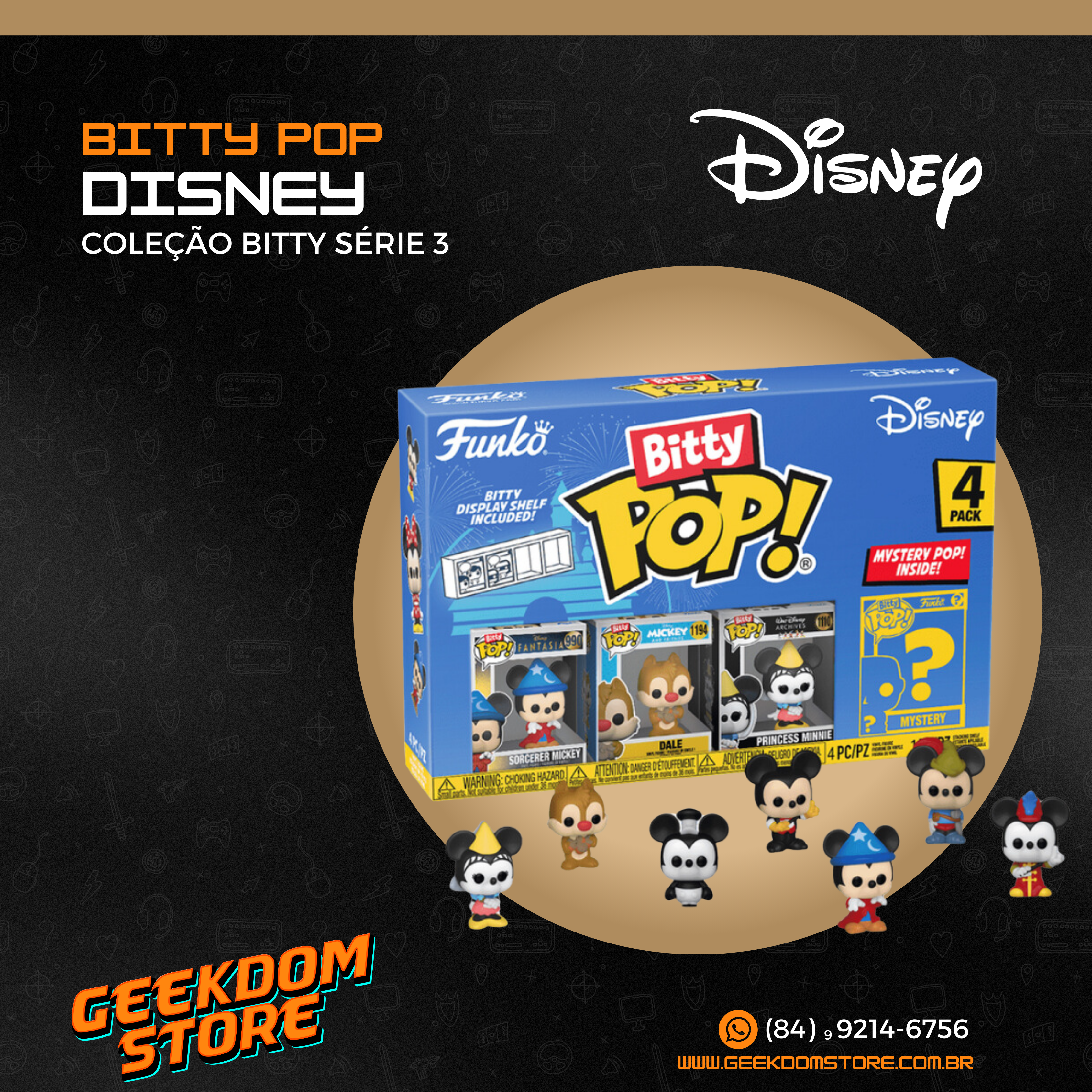 FUNKO BITTY POP DISNEY MICKEY AND FRIENDS