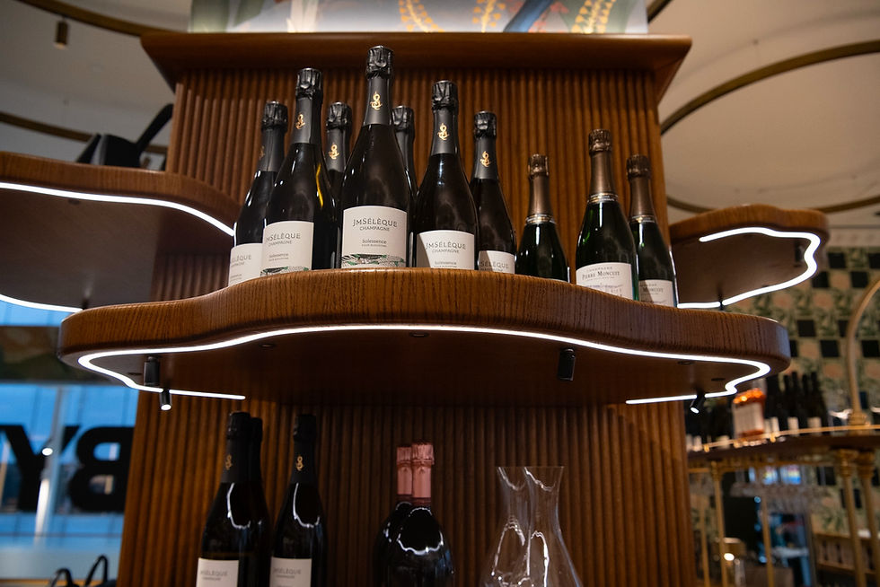 wine at printemps