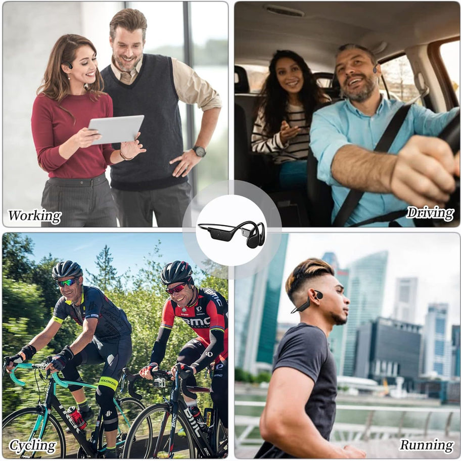 Versatile bone conduction headphones for work, travel, and sports