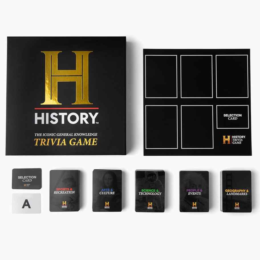 History Trivia Game box and cards