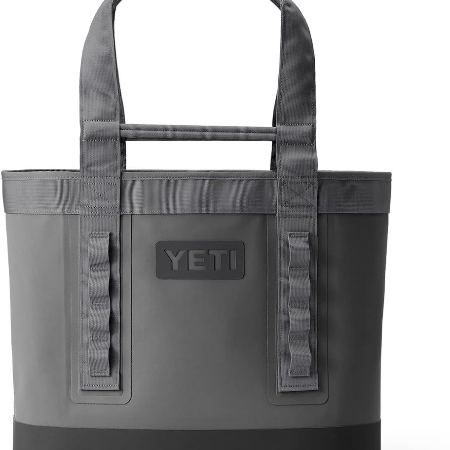 YETI gray tote bag