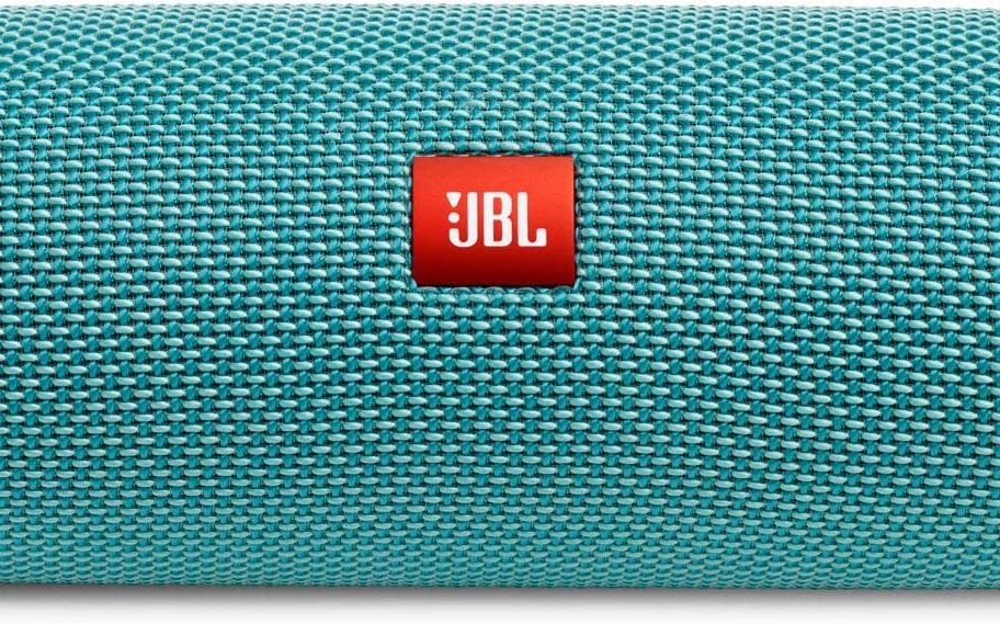Teal JBL portable Bluetooth speaker