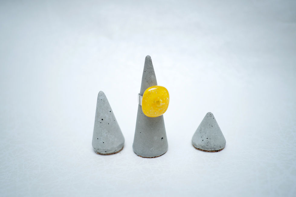 Miniature : Bague Unique en Verre