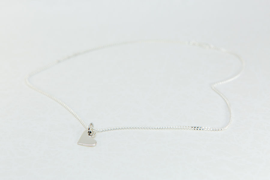 Miniature : Collier avec Breloque Coeur en Argent Sterling