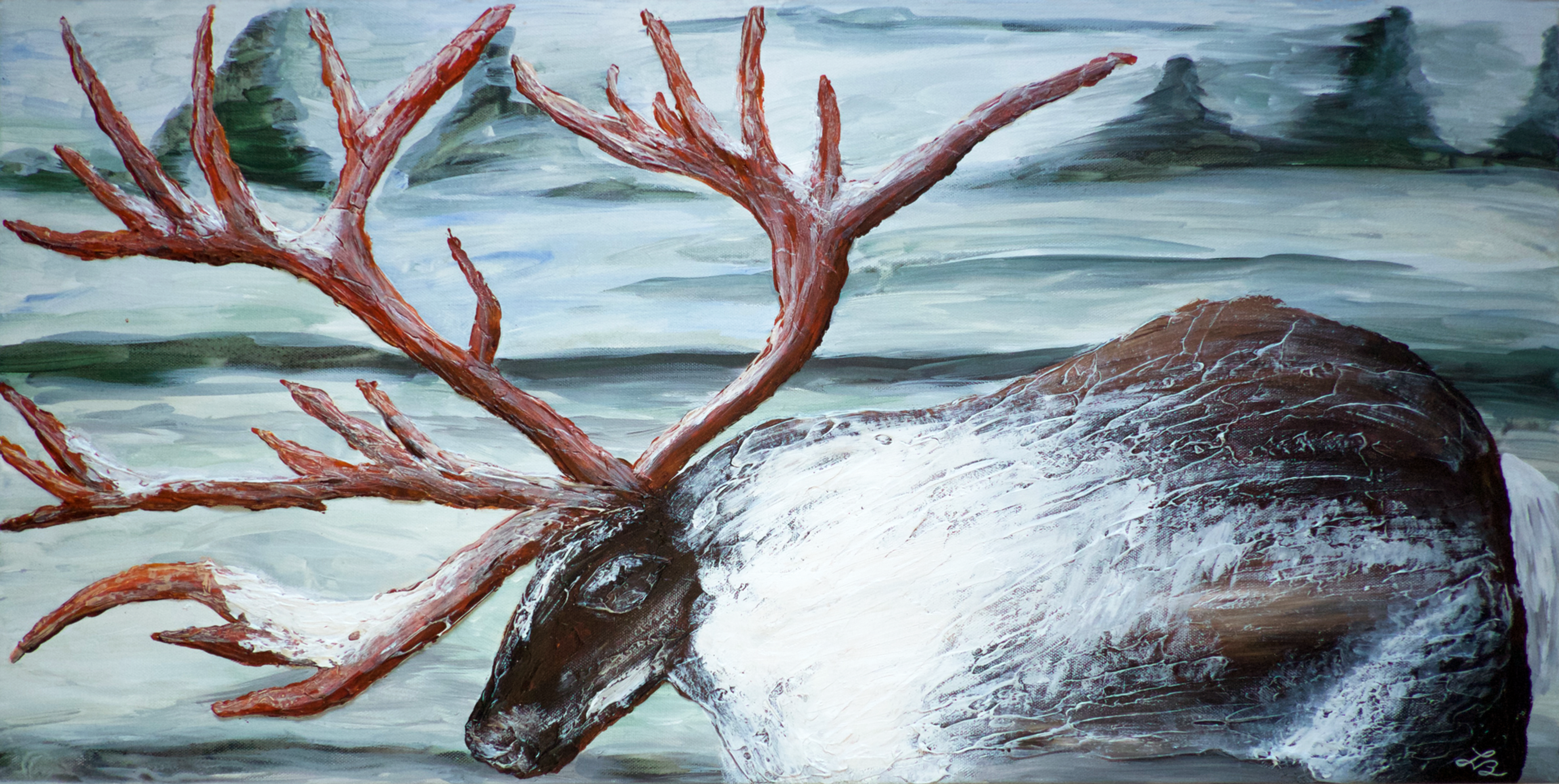 Toile Originale - Caribou