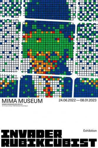 INVADER RUBIKCUBIST ポスター INVADER RUBIKCUBIST ポスター Invader Rubikcubist - 