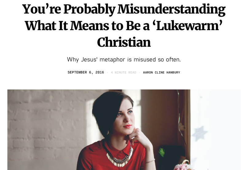 What does 'lukewarm' even mean?