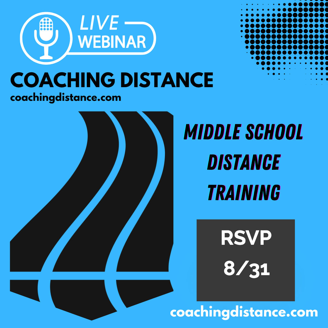 Middle Distance Coach Middle School Distance Training