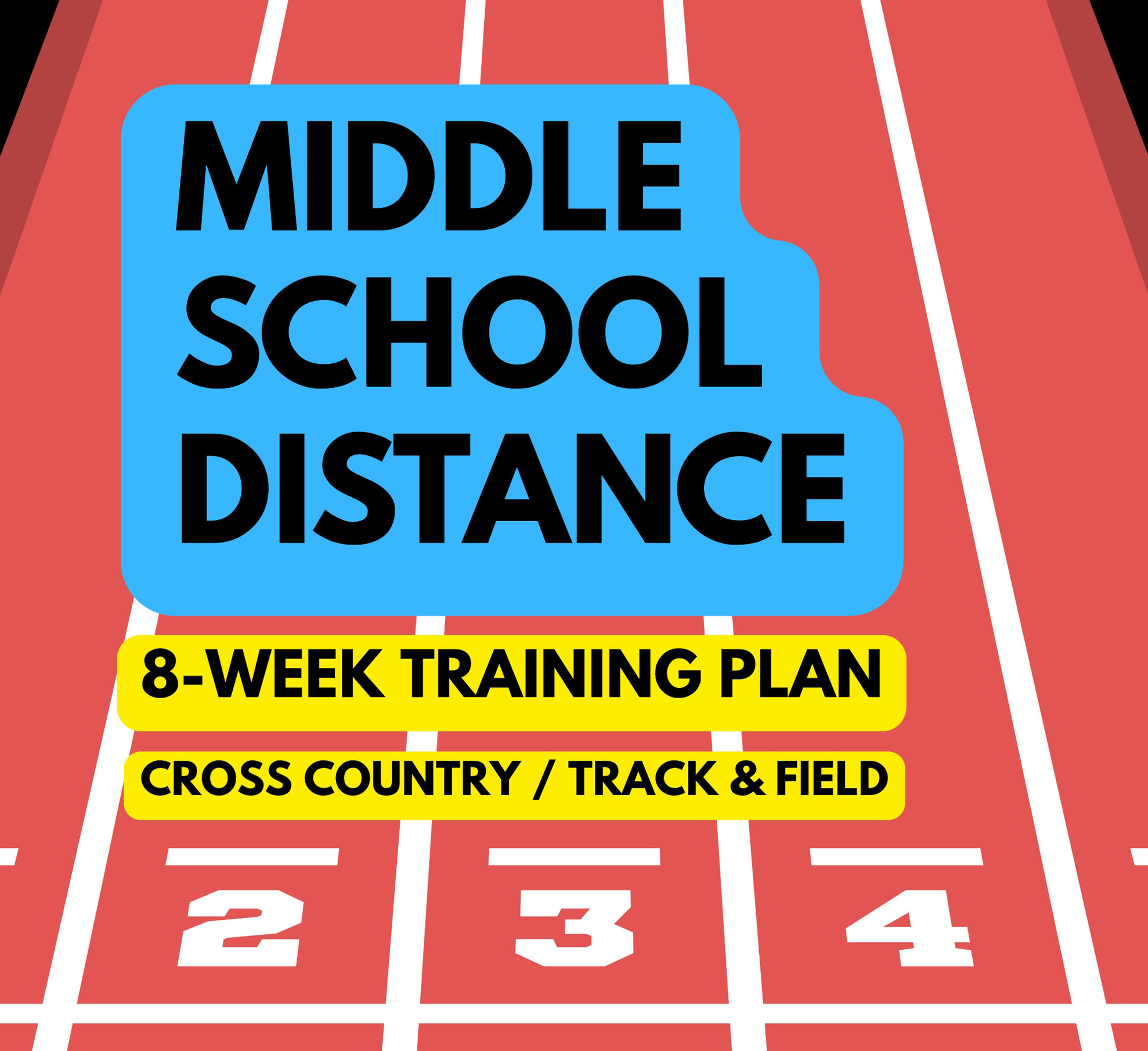 Middle School Cross Country and Track (Distance) Training Plan