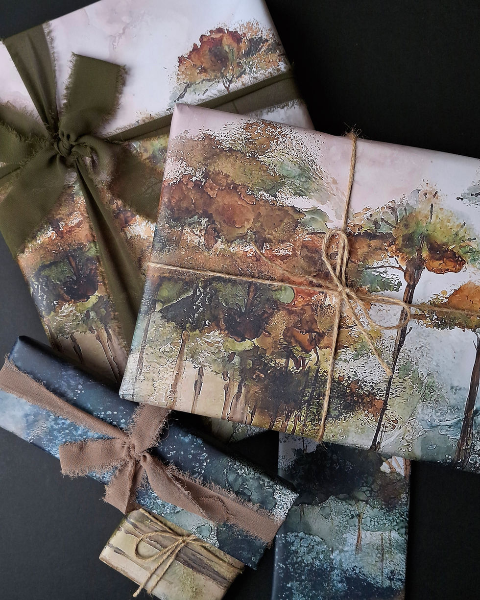 Thumbnail: "Autumn's Approach" Wrapping Paper